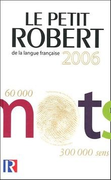 Petit robert dictionnaire - robert:,