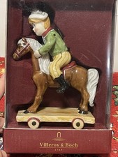 Villeroy&Boch Christmas Joy  mit OVP Weihnachten Junge auf schaukelpferd