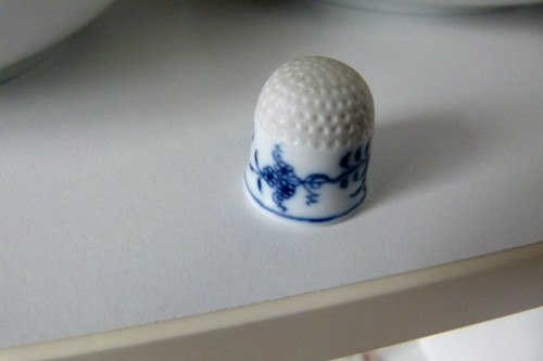 Schöner meissen fingerhut - , in