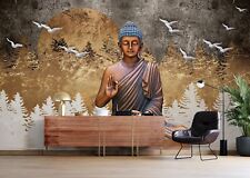 3D Buddha Statue Q691 Tapete Wandgemälde Fototapete Selbstklebend Kay