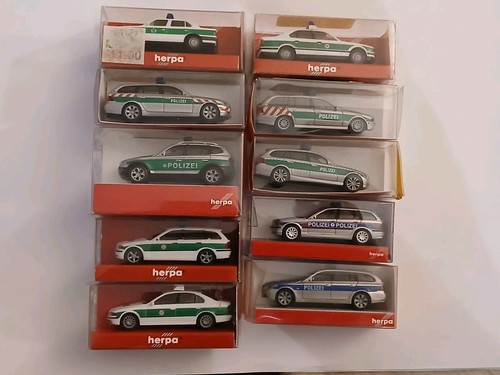 Herpa bmw polizei 10 x - herpa, 1:87