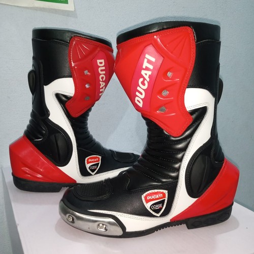 Ducati leder rennstiefel für - leder-rennstiefel,