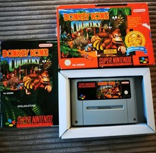 Donkey Kong Country - Super Nintendo SNES, OVP inkl Anleitung CIB
