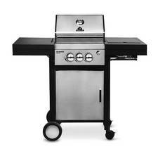 Burnhard Gas Grill Barney Deluxe 2 Brenner mit Infrarot Keramik "Gratis Versand"
