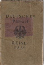 Reisepass Deutsches Reich