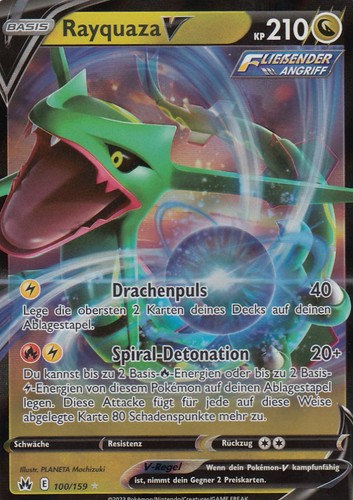 Rayquaza 100 159 holo zenit - 100/159,