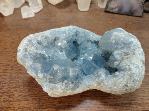 Coelestin geode 68kg 21cm - coelestin,
