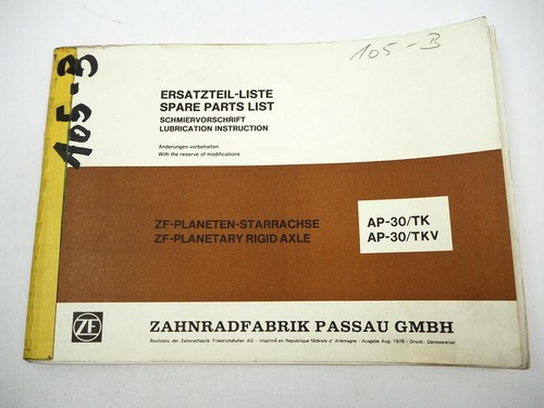 Tk tkv starrachse - zf,