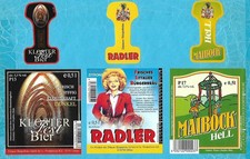 4 BIERETIKETTEN DER