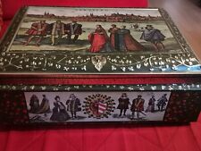 Festtagstruhe Nürnberger Lebkuchen künstlerisches Motiv mit Inlay Bild und Text