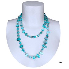 Perlmutt Lange Halskette 110cm