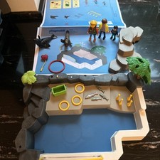 Playmobil 3135 Seehundbecken Zoo Set von 2003, Anleitung, Teile siehe Fotos