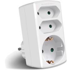 Steckdosenadapter fach - steckdosenadapter,, 3-fach