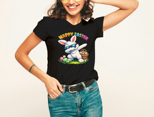 Damen Girls T- Shirt Bunny