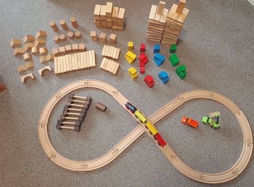 Holzbausteine eisenbahn - holzbausteine,,