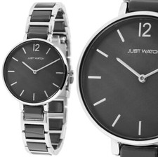 Damen Frauen Uhr edel Silber