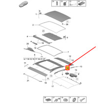 PORSCHE 911 992 Windabweiser Steuergerät 9P1959700A NEU ORIGINAL