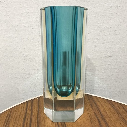 Blockvase murano sommerso - blockvase,
