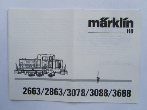 Märklin 2663 2863 3078 - /,