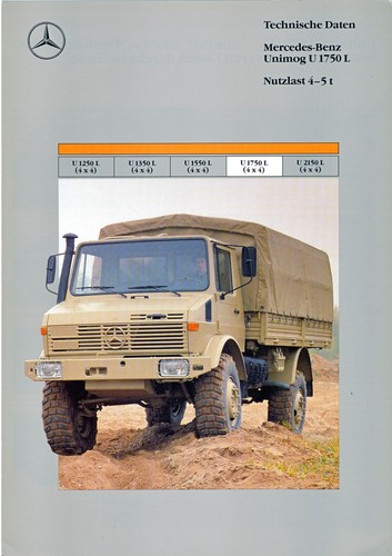 Mercedes benz unimog u1750 - benz, u1750-l
