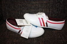 Neu Adidas Concord Round W FR 40 2/3 UK 7 Ballerinas 2012 weiß G60722 sleek pink