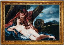 Ölbild Venus und Cupid