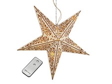 LED Holzstern Hölzerner Stern