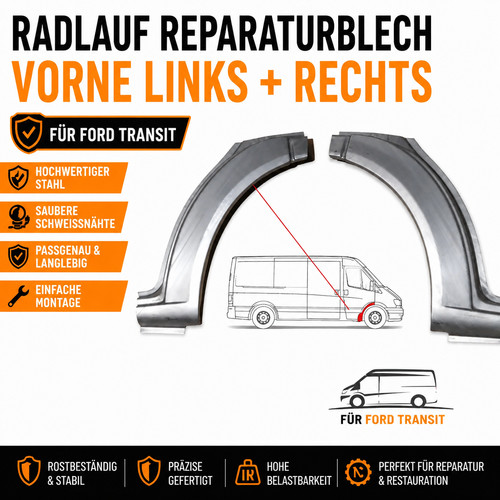 Ford transit 2000 - 2000-2013, radlauf