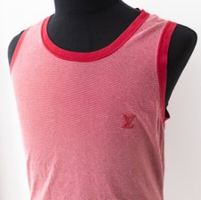 LOUIS VUITTON HERREN MENS Ärmelloses Hemd T-SHIRTS UNTERHEMD SHIRT TANK TOP RARE