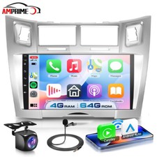 4+64G Für Toyota Yaris XP90 2005-2012 Autoradio Android GPS FM WIFI Carplay +Kam