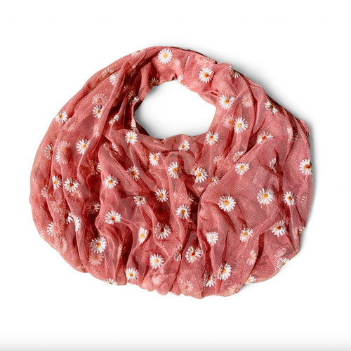 Zara pink mesh - bag, daisy