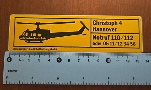 Adac luftrettung aufkleber - luftrettung, *