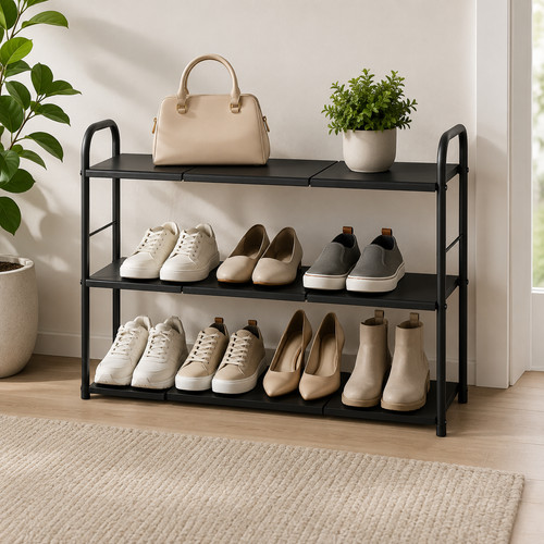 Schuhregal ebenen metall - schuhregal,