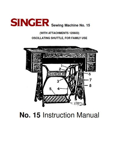 Singer nähmaschine 15 - nÄhmaschine, no