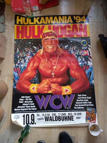 Vintage hulk hogan 1994 berlin - vintage,