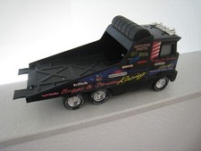 NYLINT Blechspielzeug Abschleppwagen Tow Truck schwarz 1:30 Motor u. Hupe