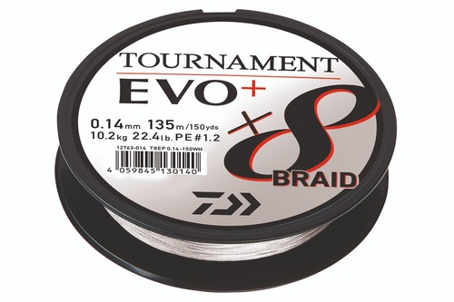 100m daiwa tournament braid - 100m, x8