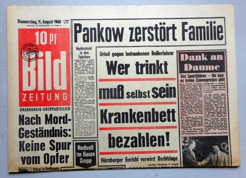 Kult zeitschrift bild - bild, zeitung