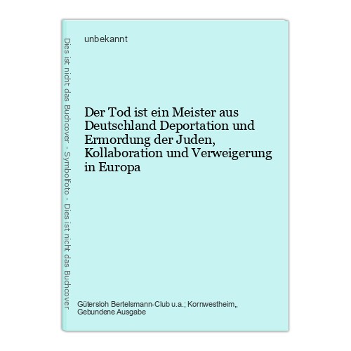 Der tod ist - ein, meister
