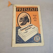 Schuh Katalog Meiningen  1930