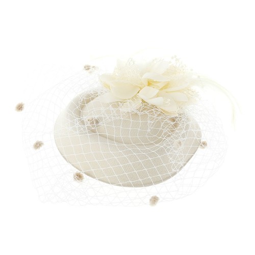 Fascinator hat women pillbox - fascinator,