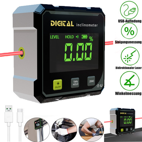 Mini digital winkelmesser - digital,