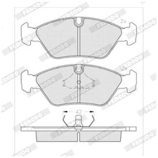 Satz Bremsbeläge Bremsklötze