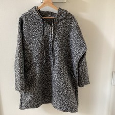 Leichter WollMantel Mit Kapuze