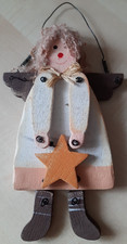 Schutzengel, Engel, Deko, Wanddeko, Türdeko, Holz, Stern, Geschenk - NEU