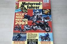 2) Motorradfahrer 11/2002 - Aprilia Tuono Fighter mi - BMW R 1150 GS Touratech