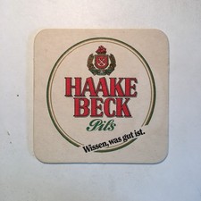 Bierdeckel "Haake Beck" Pils