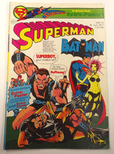 flaches EHAPA-Comic: SUPERMAN und BATMAN - Heft 13 aus 1977 - mit Gutschein!!!!!