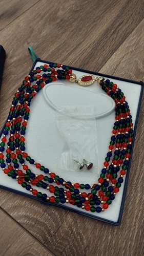 Murano glas halskette collier - murano-glas, halskette/collier