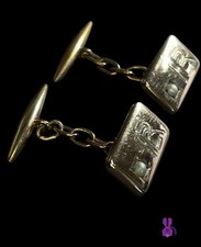 Jugendstil Manschettenknöpfe